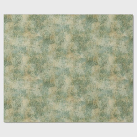 Groene rustieke textuur cadeaupapier (Vlak)