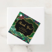 Groene Safari Agaat Verjaardag Dank u Bedankjes Labels (In situ)