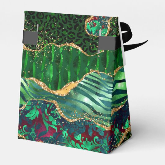 Groene Safari Agaat Zoet Zestien Dank u Bedankdoosjes (Achterkant)