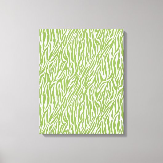 Groene Safari Zebra Print (Voorkant)