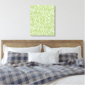 Groene Safari Zebra Print (Insitu (Slaapkamer))