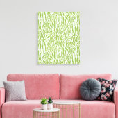 Groene Safari Zebra Print (Insitu (Woonkamer))