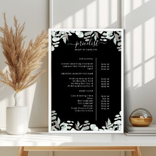 Groene Salon Prijslijst Poster