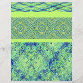 Groene sampler bulk scrapbookpapier pagina's flyer (Achterkant)