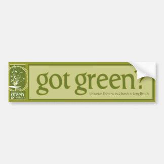 Groene Sanctuary Bumpersticker