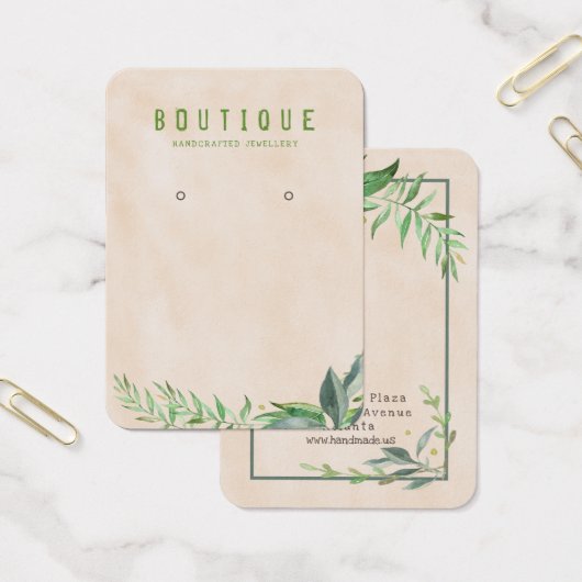 Groene-scène-afvoerscherm Visitekaartje (Kantoor)