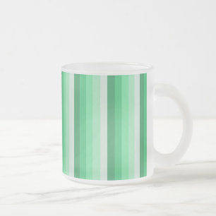 Groene schaduwstrepen matglas koffiemok