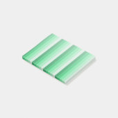 Groene schaduwstrepen post-it® notes (Schuin)