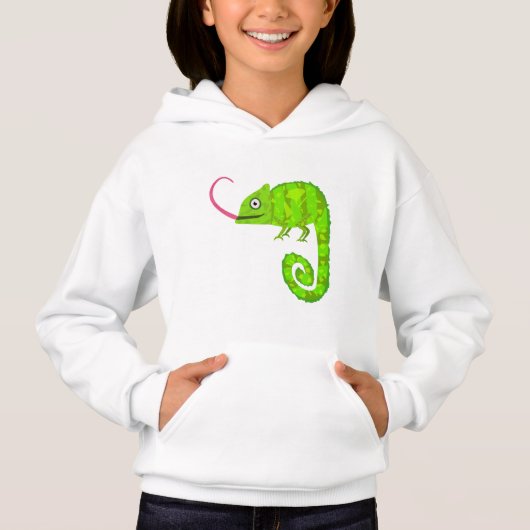 Groene schattige kameleon (Voorkant)