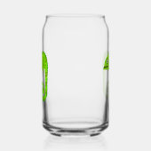 Groene schattige kameleon blikvorm glas (Rechts)