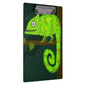 Groene schattige kameleon klembord (Rechts)