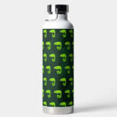 Groene schattige kameleon waterfles (Rechts)