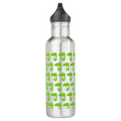 Groene schattige kameleon waterfles  (Rechts)