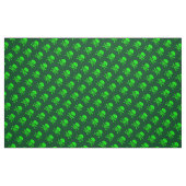 Groene schedel- en beenderpatroon stof (Fat Quarter)