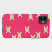 groene schedel en botten Case-Mate iPhone case (Achterkant (horizontaal))