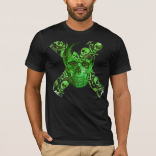 Groene schedel - Grappige schedel #3 T-shirt