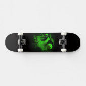 Groene schedel skateboard (Horizontaal)