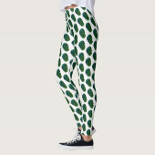 Groene schedels patroon Aangepaste Leggings (Links)