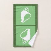 Groene Schelp Bad Handdoek (Handdoek)