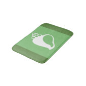 Groene Schelp Badmat (Gekanteld)