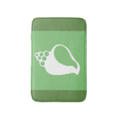 Groene Schelp Badmat (Voorkant Verticaal)