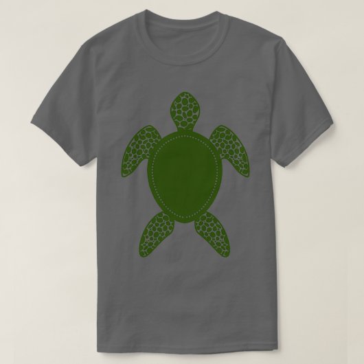 groene schildpad 1 t-shirt (Design voorkant)