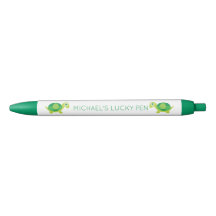 Groene Schildpad Good Luck Charm Pen voor Examens 