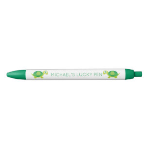 Groene Schildpad Good Luck Charm Pen voor Examens