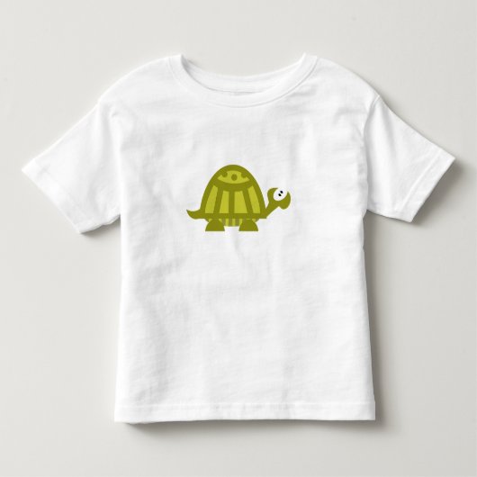 Groene Schildpad Kinder Shirts (Voorkant)