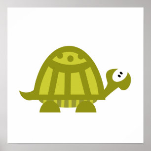 Groene Schildpad Poster