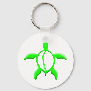 groene schildpad sleutelhanger