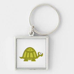 Groene Schildpad Sleutelhanger