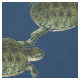 Groene schildpad stof