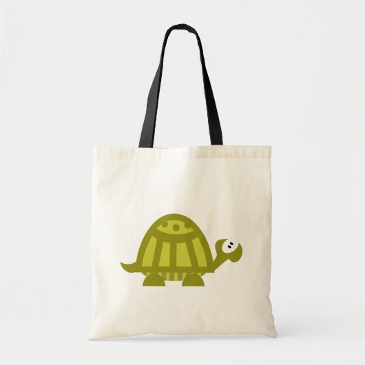 Groene Schildpad Tote Bag (Voorkant)