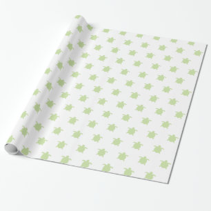 Groene schildpadden cadeaupapier