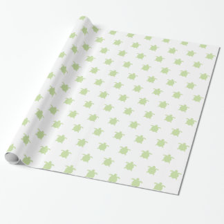 Groene schildpadden cadeaupapier