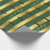 Groene School College University Afstuderen Class Cadeaupapier (Hoek)