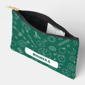 Groene School elementen Potlood hoesje/tas Etui (Open)