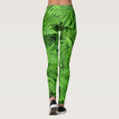 Groene schoonheid leggings (Achterkant)