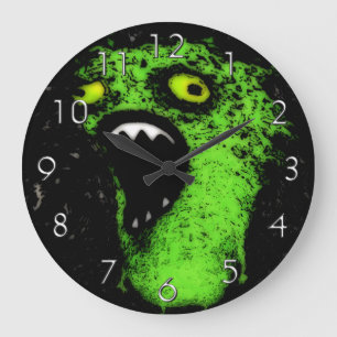 groene schreeuw grote klok