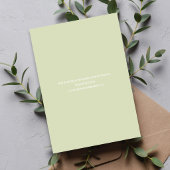 Groene Script Trouwkaart QR Code RSVP Kaart