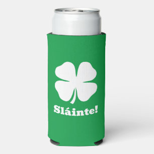 Groene seltzer koelbox voor St Patrick's Day