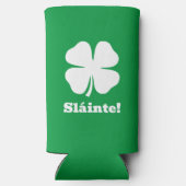 Groene seltzer koelbox voor St Patrick's Day (Achterkant)