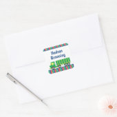 Groene Semi Truck - Aangepaste Stickers (Envelop)