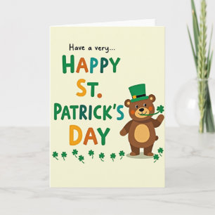 Groene Shamrock Beerkaart Kaart