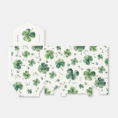 Groene Shamrock Bruidsmeisjesfeest Bedankdoosjes (Uitgevouwen)