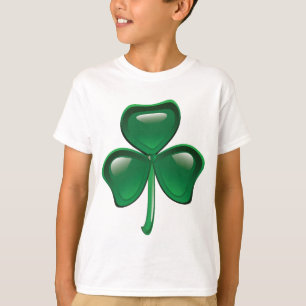 Groene Shamrock Driebladige Clover T-shirt
