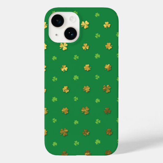 Groene Shamrock Ierse iPhone / iPad hoesje (Achterkant)