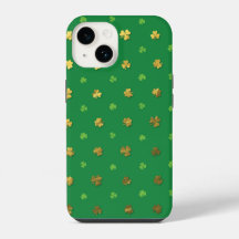 Groene Shamrock Ierse iPhone / iPad hoesje
