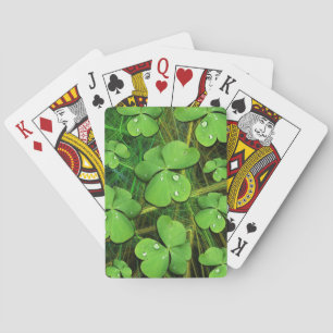 Groene Shamrock iPhone 5 Hoesje-Case-Mate Pokerkaarten